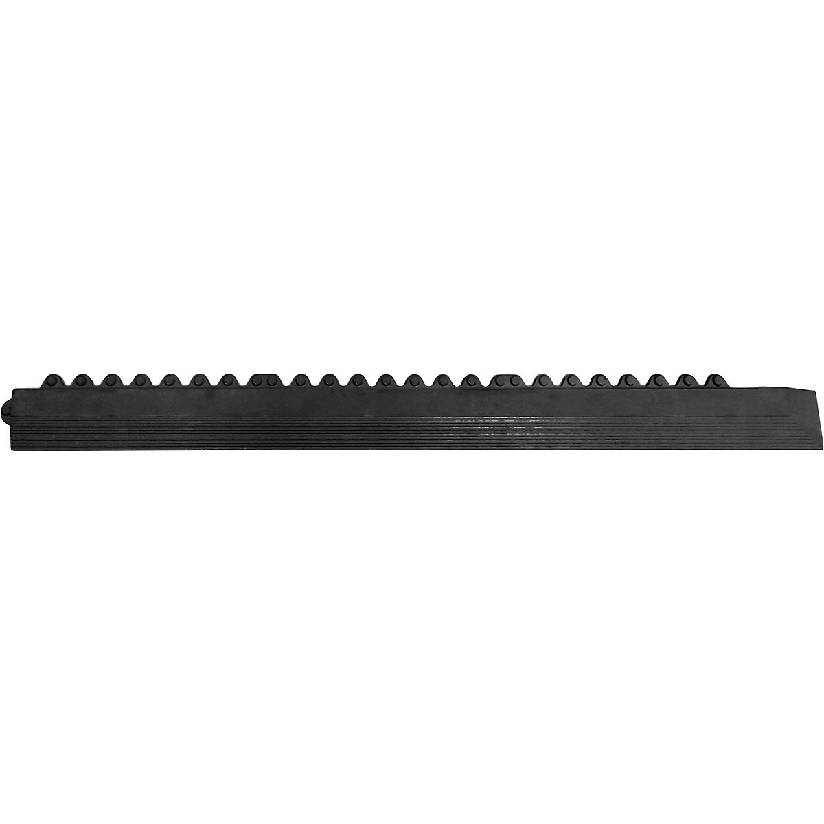 Șipcă de margine NR, lung. x lăț. x î. 965 x 65 x 17 mm, negru, inclusiv colț, masculin-0