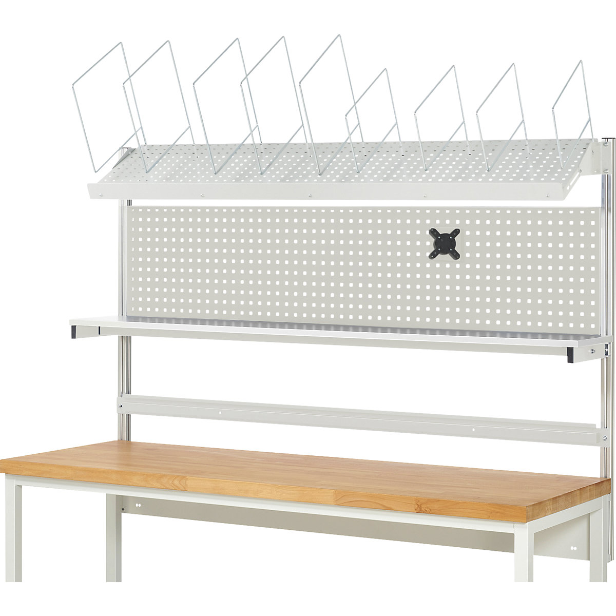 Set complet de structură modulară 3 – RAU, pentru banc de lucru, lățime 2000 mm-0