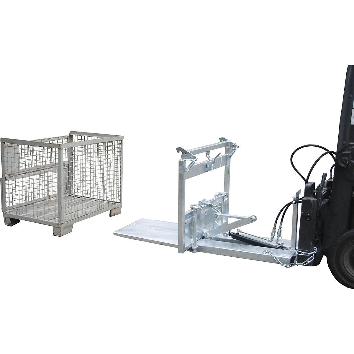 Dispozitiv basculant KIPPOMAT – eurokraft pro, lung. x lăț. X î. 1845 x 1160 x 1020 mm, capacitate portantă 500 kg, cu sistem hidraulic pentru stivuitor-0