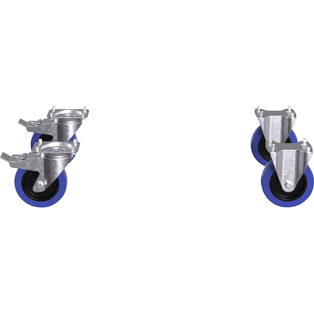 Set de role pentru căruciorul de asamblare CustomLine – eurokraft pro (Imagine produs 4)-3