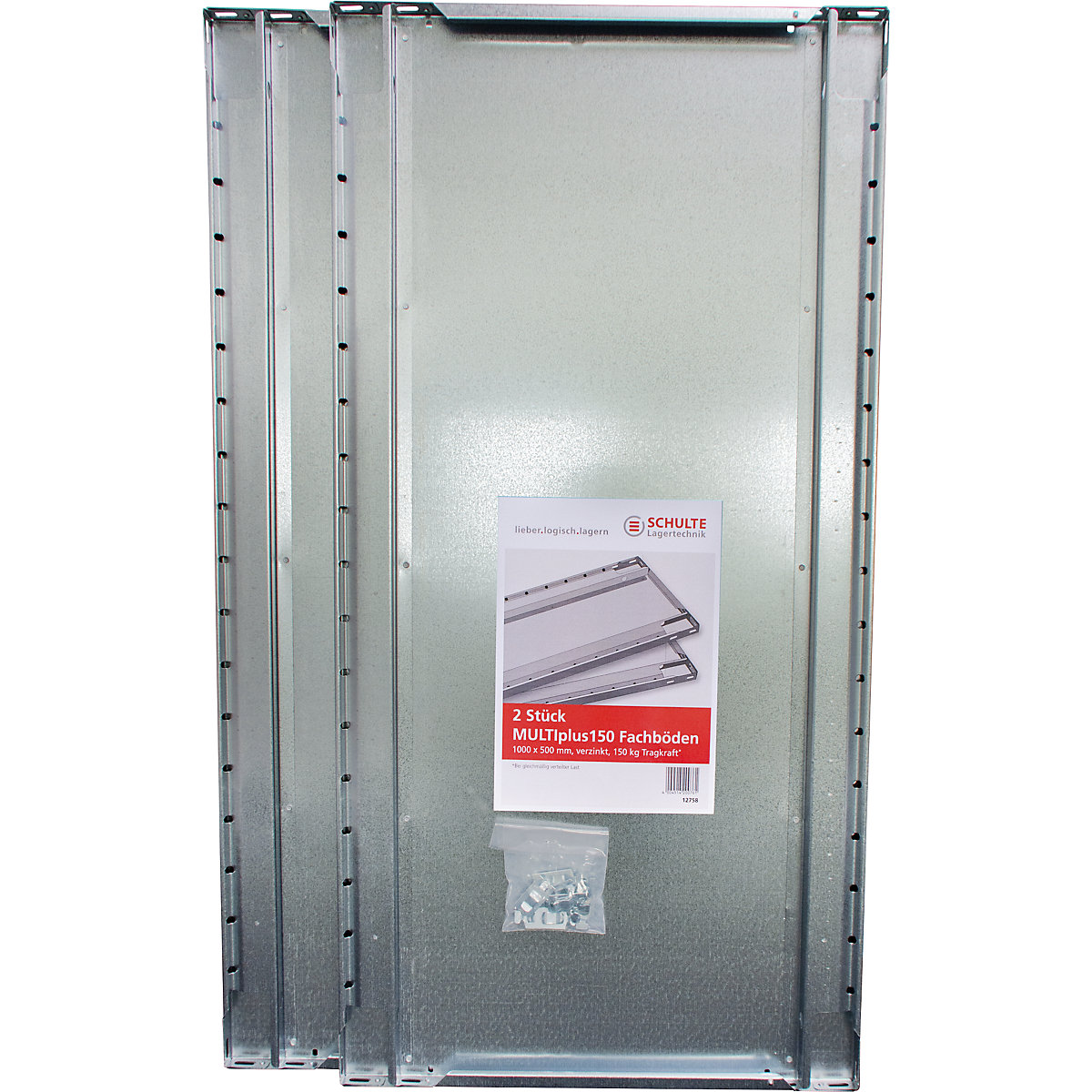 Balda MULTIplus150, anchura 1000 mm, paquete de 2, profundidad de balda 400 mm-0