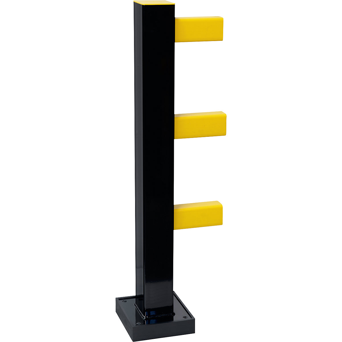 Barandilla parachoques BLACK BULL Hybrid, A x H 100 x 1040 mm, poste final, para interiores y exteriores-0