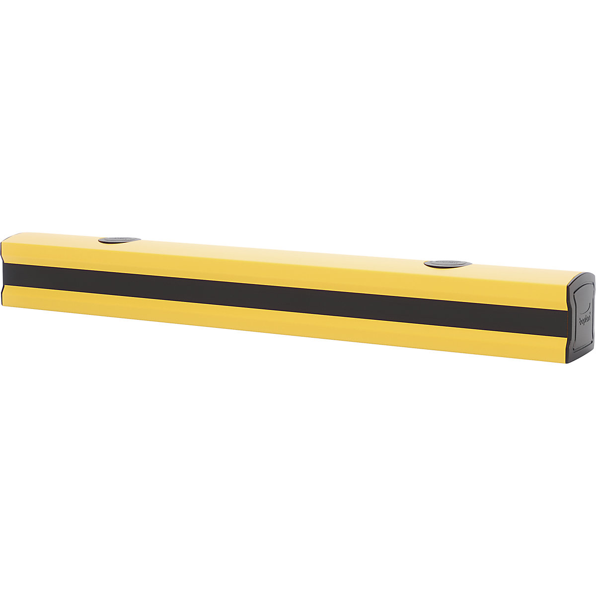 Barrera de suelo – Boplan, amarillo y negro, H x A x L 120 x 120 x 1000 mm-0