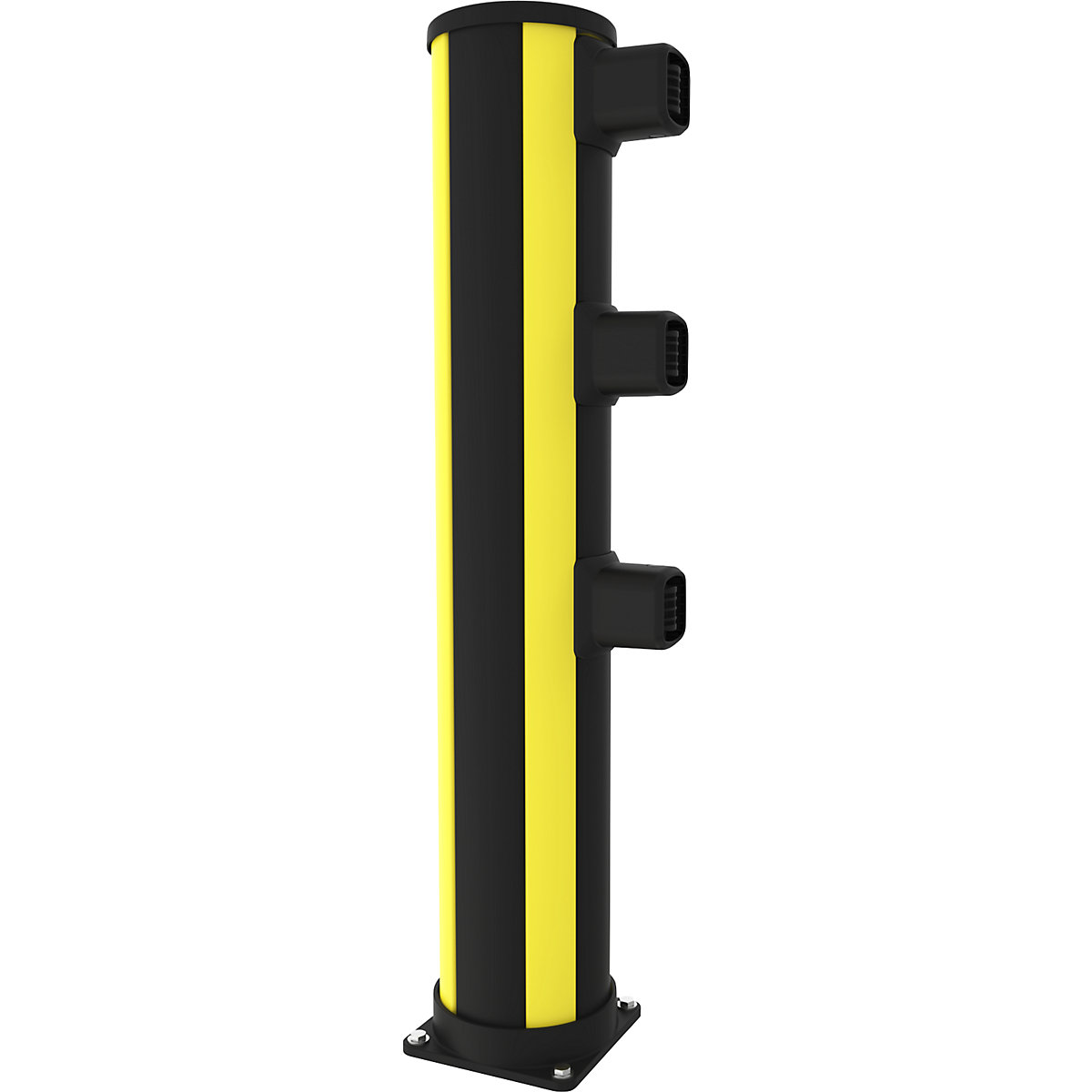 Bolardo para peatones X-Protect – Axelent, altura 1160 mm, 3 conexiones-0