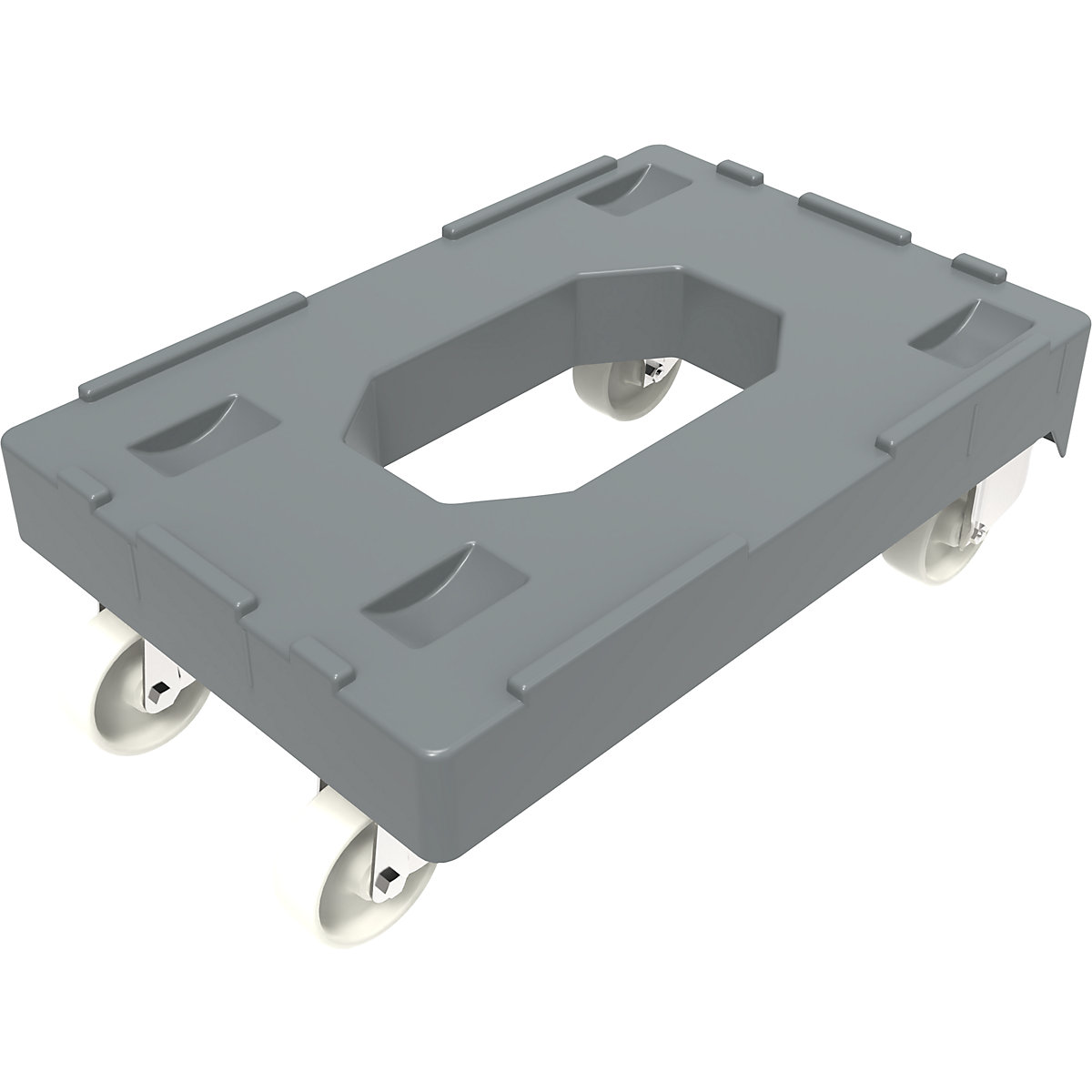Chasis rodante, L x A 600 x 400 mm, carga máx. 250 kg-0