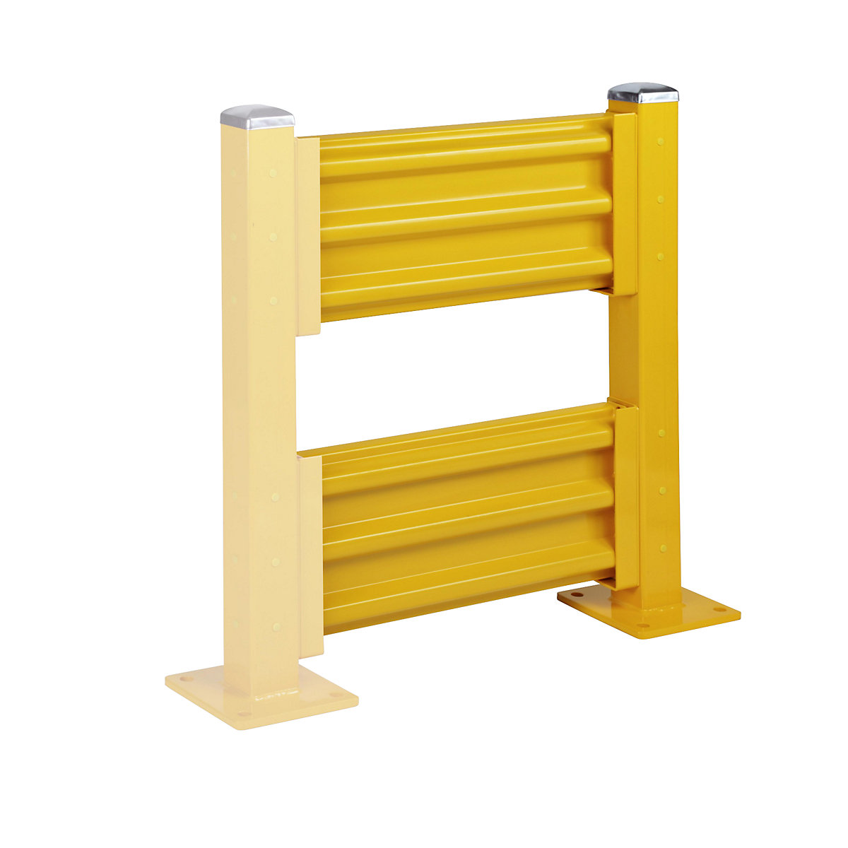 Pared parachoques, altura 1090 mm, 2 módulos de pared, longitud 762 mm, elemento de ampliación incl. 1 poste-0