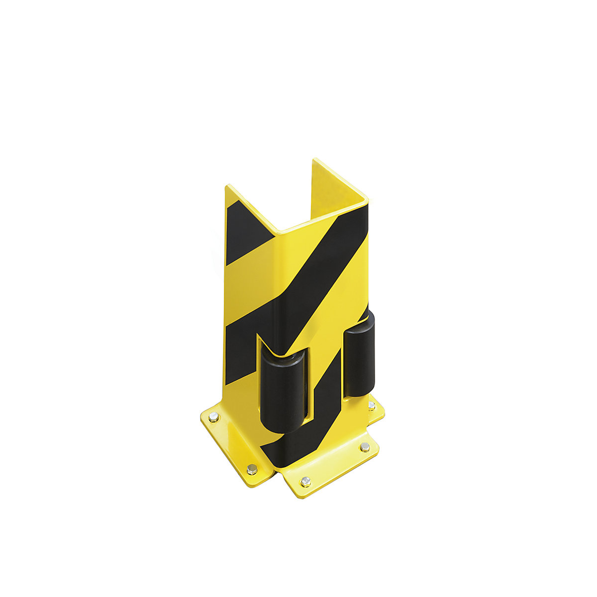Protección antichoque con rodillos guía, perfil en U, H x A x P 400 x 160 x 160 mm, grosor de pared 6 mm-0