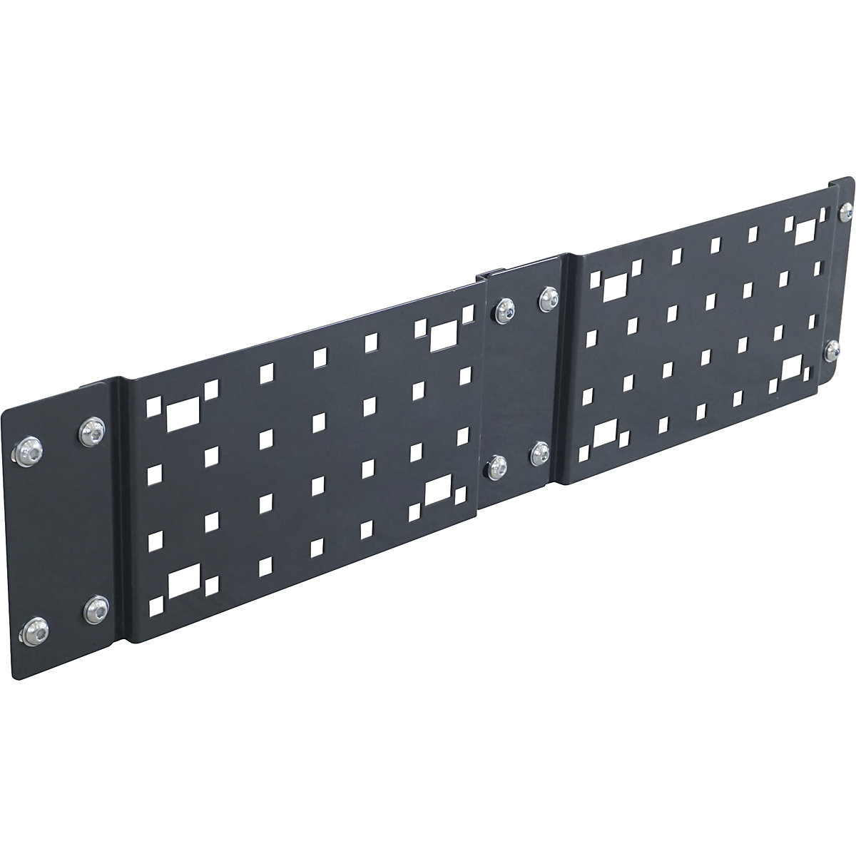 Chapa perforada CustomLine para portadocumentos, para carros de montaje/con pisos, gris antracita RAL 7016-0