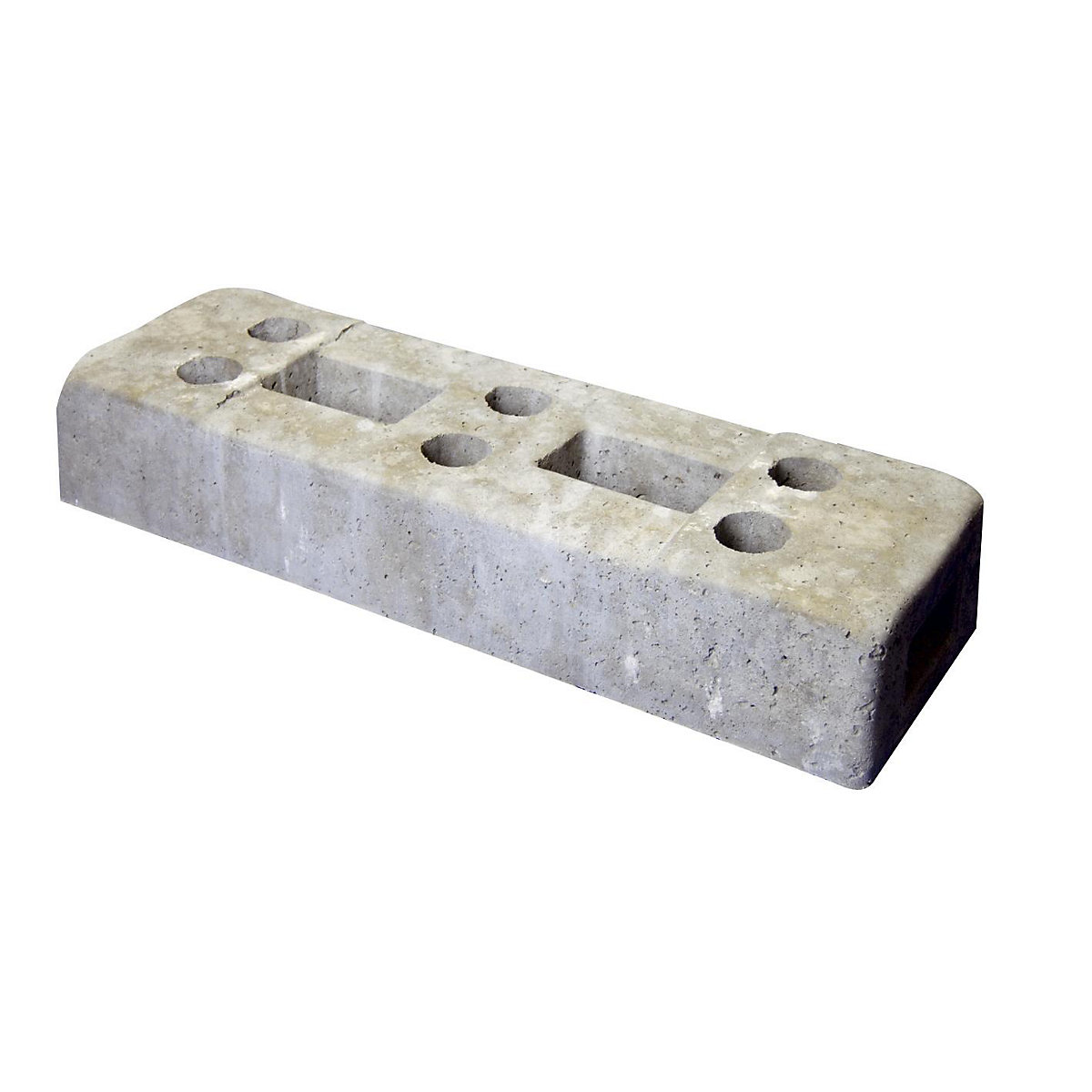 Pied de clôture en béton – Schake, pour clôture mobile, L x l x h 700 x 220 x 125 mm-0