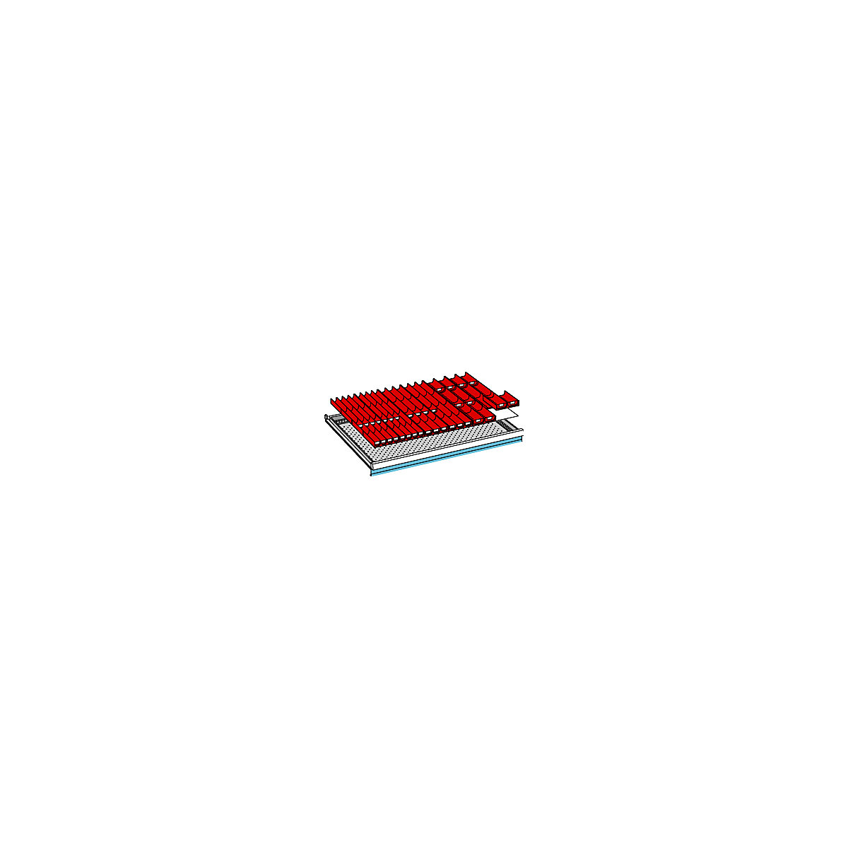 Kit de compartimentation pour tiroirs – LISTA (Illustration du produit 2)-1