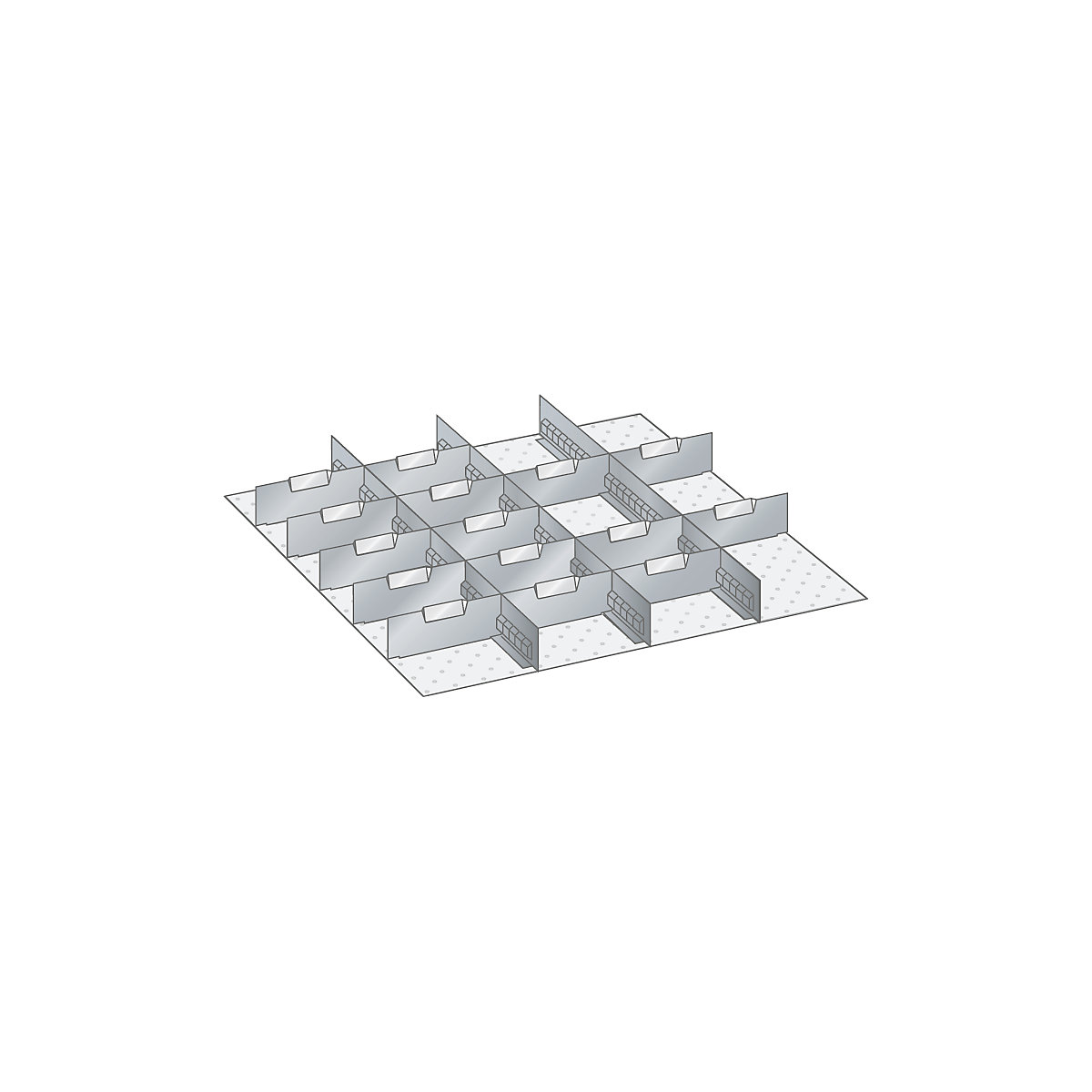Paroi – LISTA, pour dimensions armoire 717 x 725 mm, pour hauteur tiroirs 150 mm
