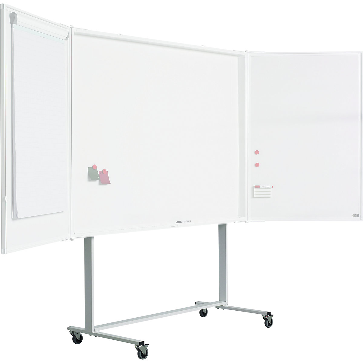 Châssis roulant pour armoire de présentation
