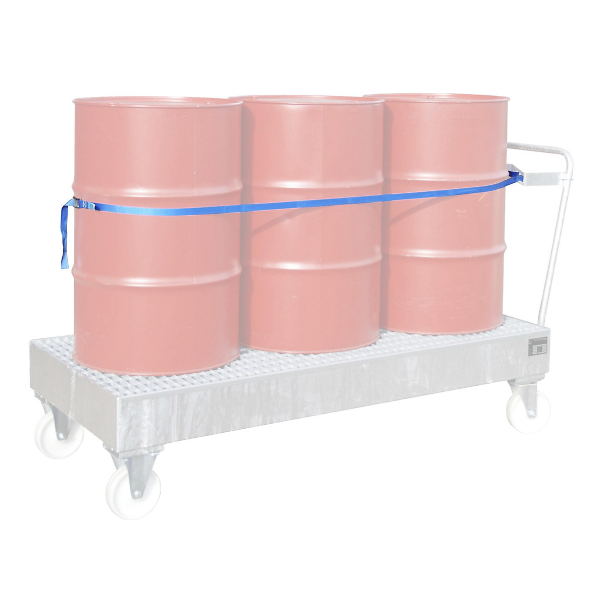 Cinghia di fissaggio – eurokraft pro, cinghia di fissaggio, per 3 fusti da 200 l-0