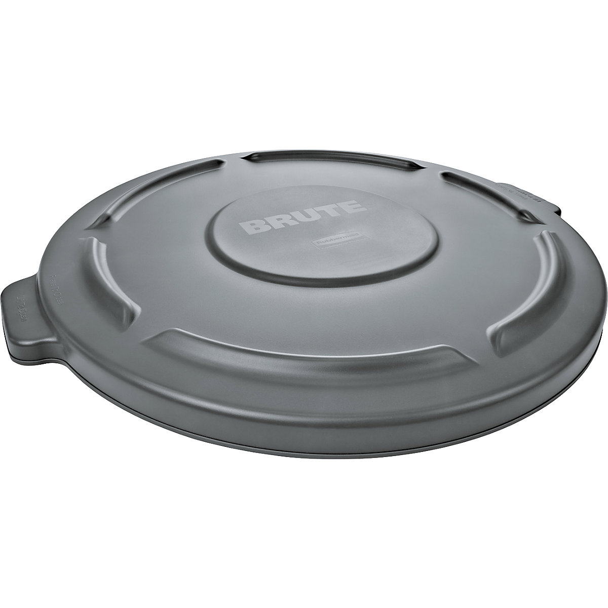 Coperchio BRUTE® con canali drenanti – Rubbermaid, per bidoni da 121 litri, grigio-0