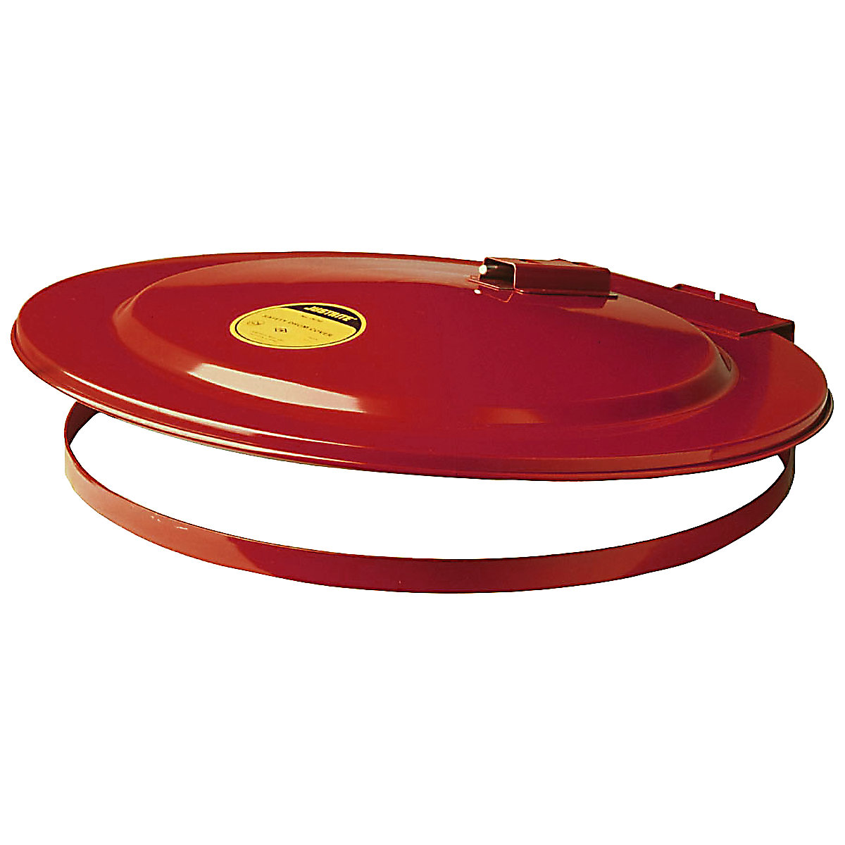 Coperchio di sicurezza per fusti – Justrite, per fusti da 200 l, rosso-0