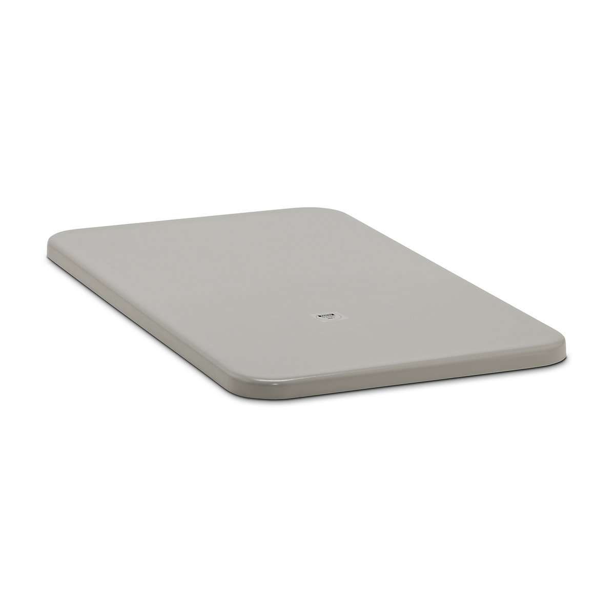 Coperchio piatto – CEMO, lungh. x largh. x alt. 1200 x 720 x 40 mm, grigio-0