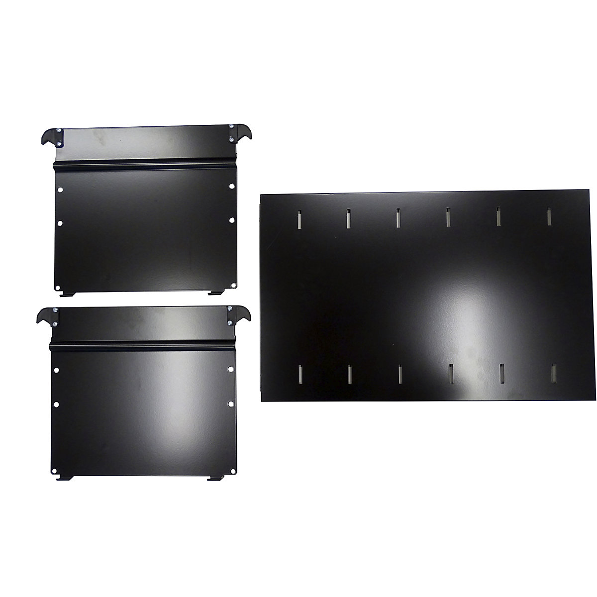 Set composto da piastra di base e 2 divisori – BISLEY, per supporto per cartelle sospese CLASSIC, nero-0