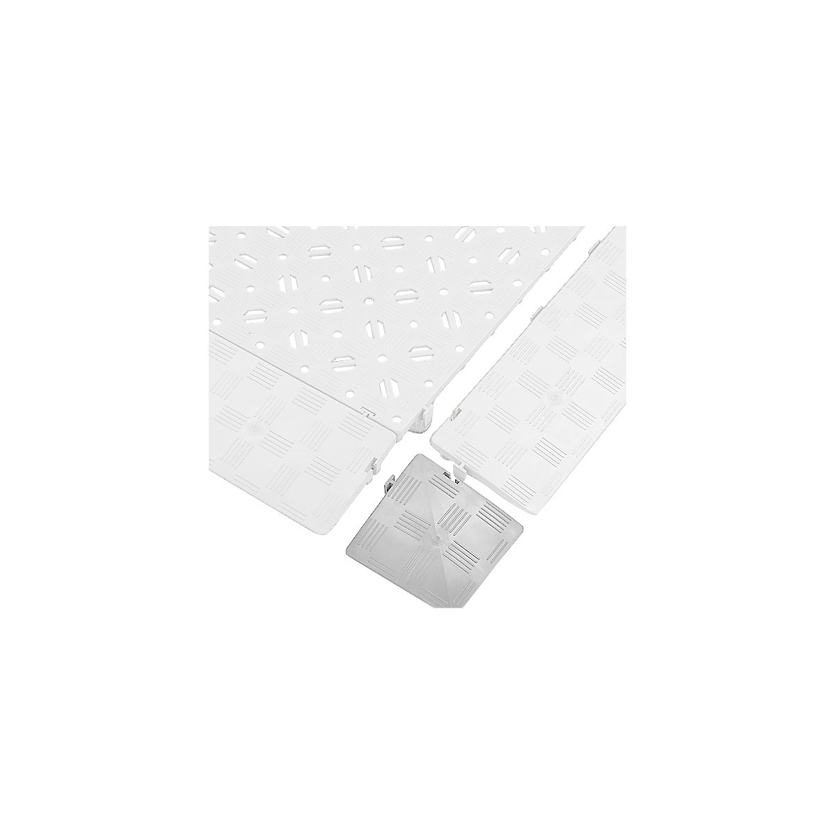 Angolare, conf. da 4 pz., lungh. x largh. x alt. 120 x 120 x 25 mm, grigio chiaro-0