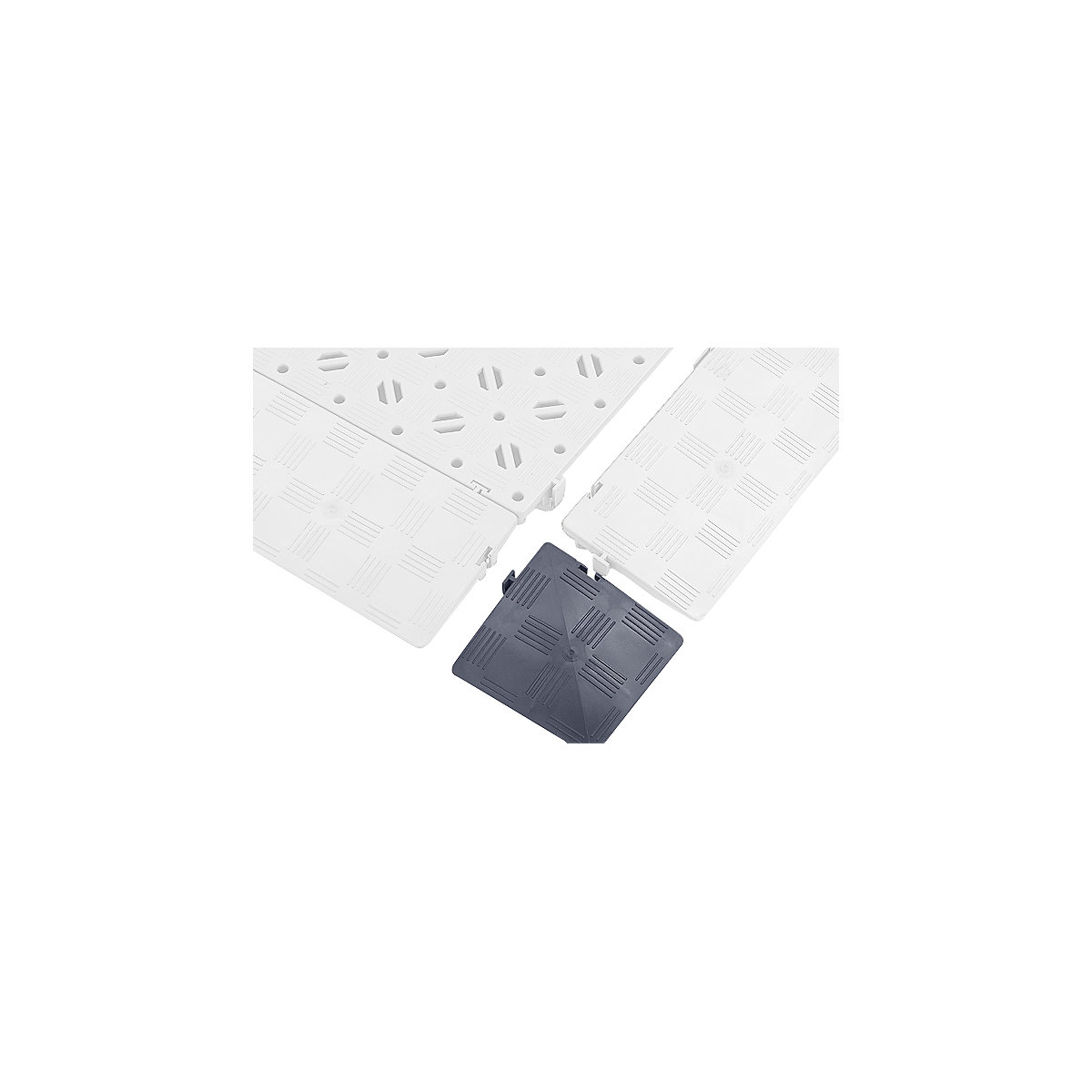Angolare, conf. da 4 pz., lungh. x largh. x alt. 120 x 120 x 25 mm, grigio basalto-0