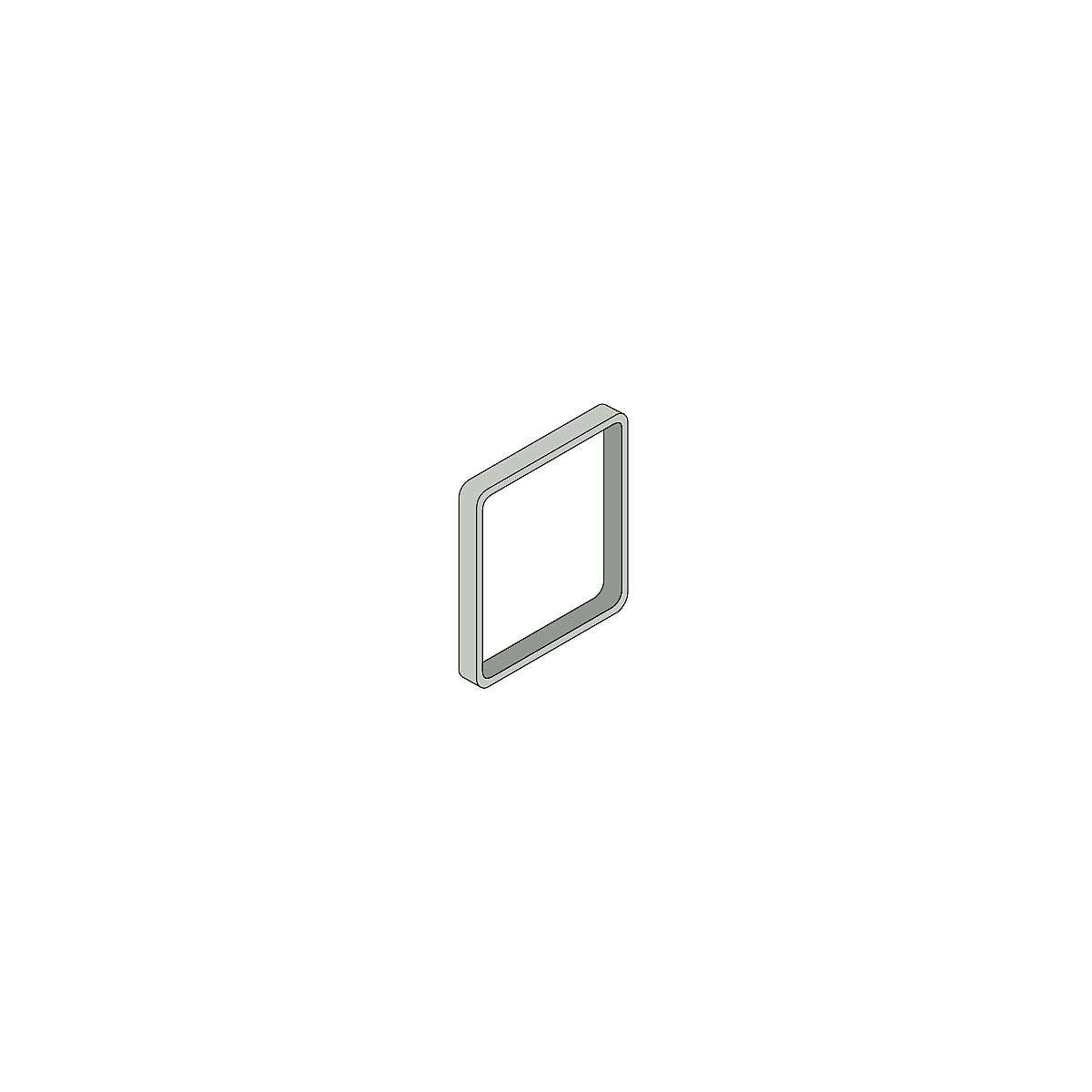 Cornice ornamentale MAXI™, conf. da 3 pz., per portatarga, alt. x largh. 153 x 153 mm, grigio chiaro-0