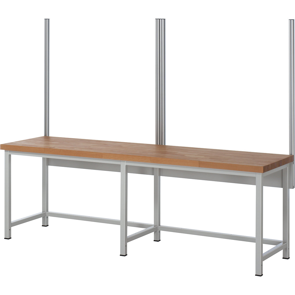 Set di montanti modulari – RAU, 4 montanti modulari, per banco da lavoro largo 2500 mm-0