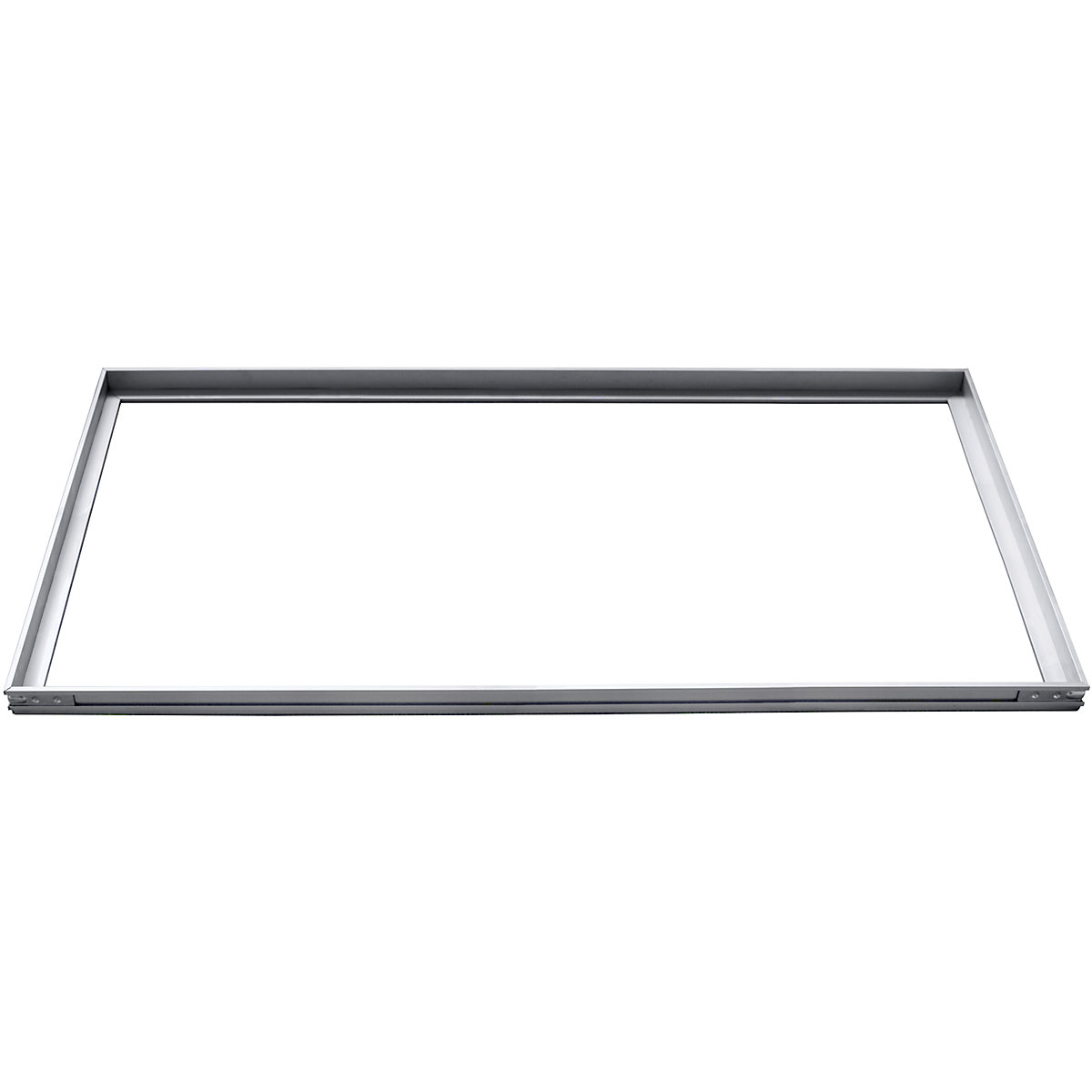 Telaio di montaggio in alluminio – Miltex, per stuoie in profilato di alluminio, per lungh. x largh. 985 x 585 mm-0