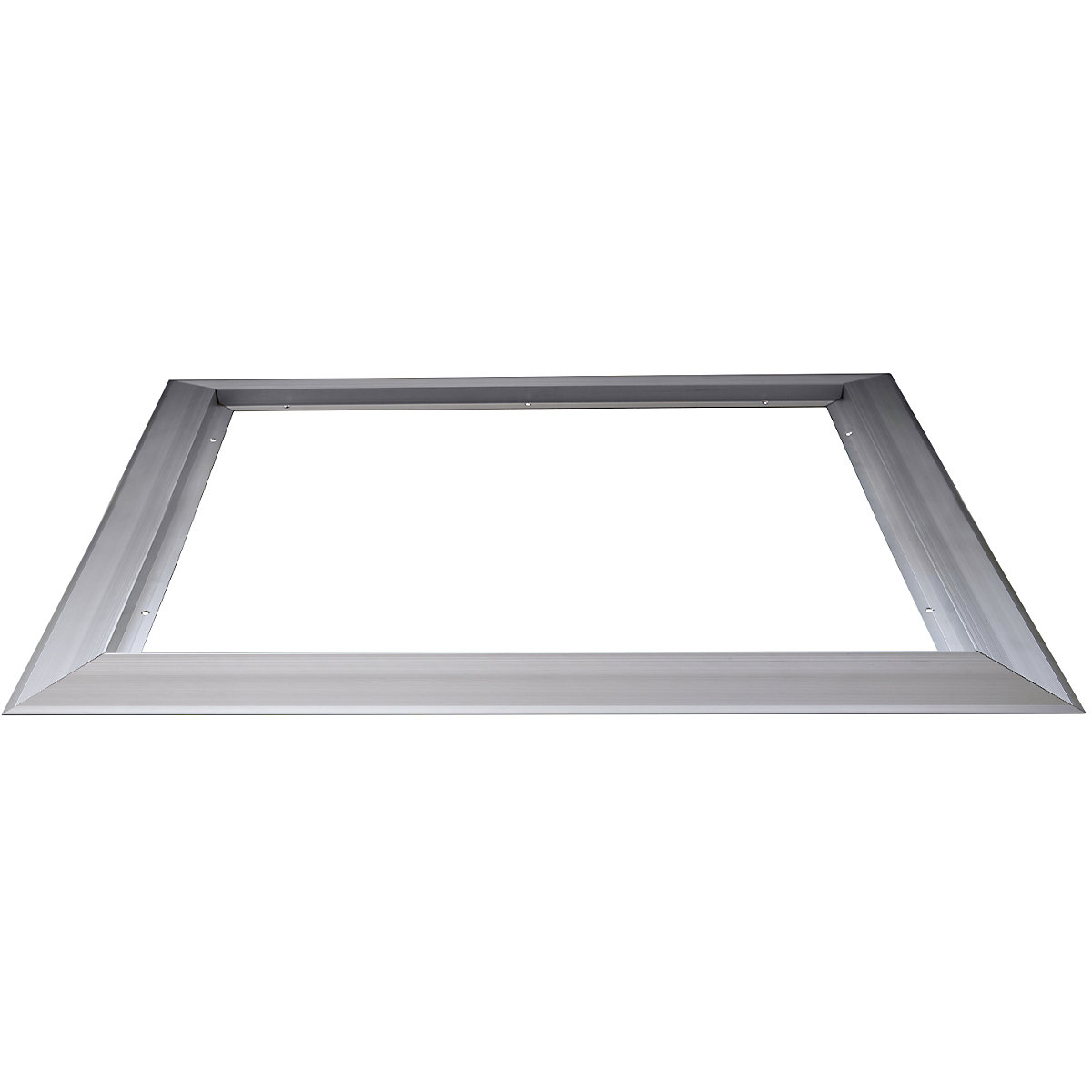 Telaio in alluminio, smussato – Miltex, per stuoie in profilato di alluminio, per lungh. x largh. 785 x 585 mm-0