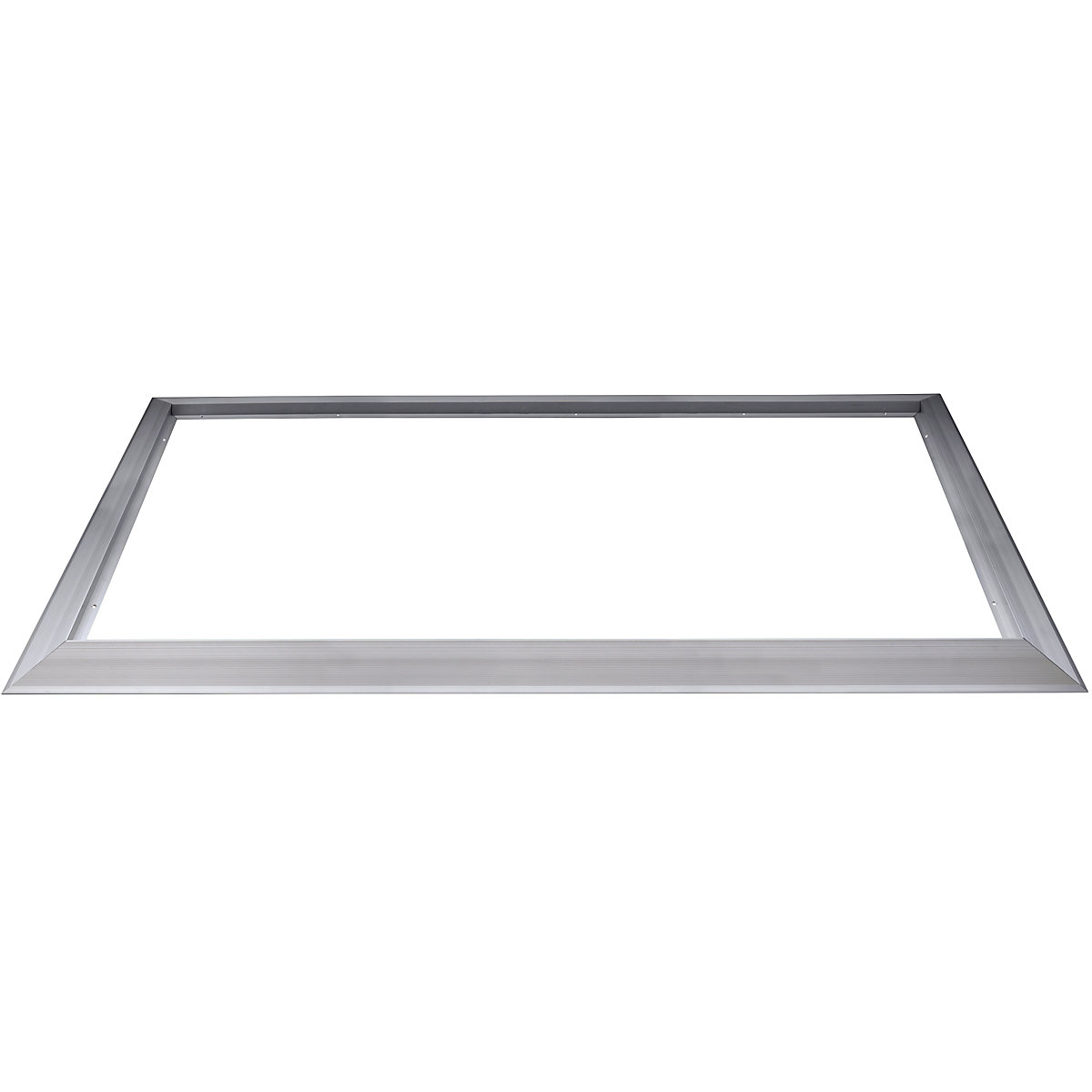 Telaio in alluminio, smussato – Miltex, per stuoie in profilato di alluminio, per lungh. x largh. 1185 x 785 mm-0