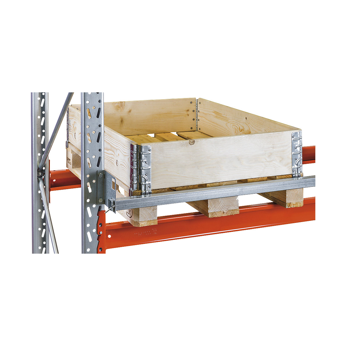 Barra anticaduta per scaffalatura portapallet Space