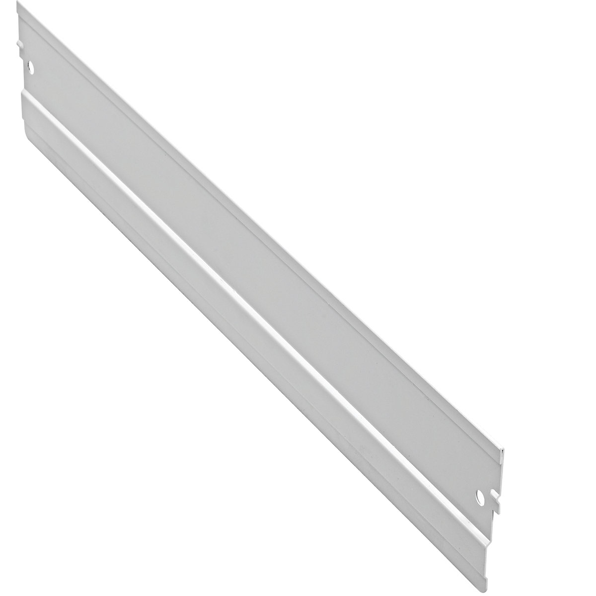 Divisorio longitudinale – mauser, grigio, per lungh. x alt. 500 x 90 mm, conf. da 10 pz.-0