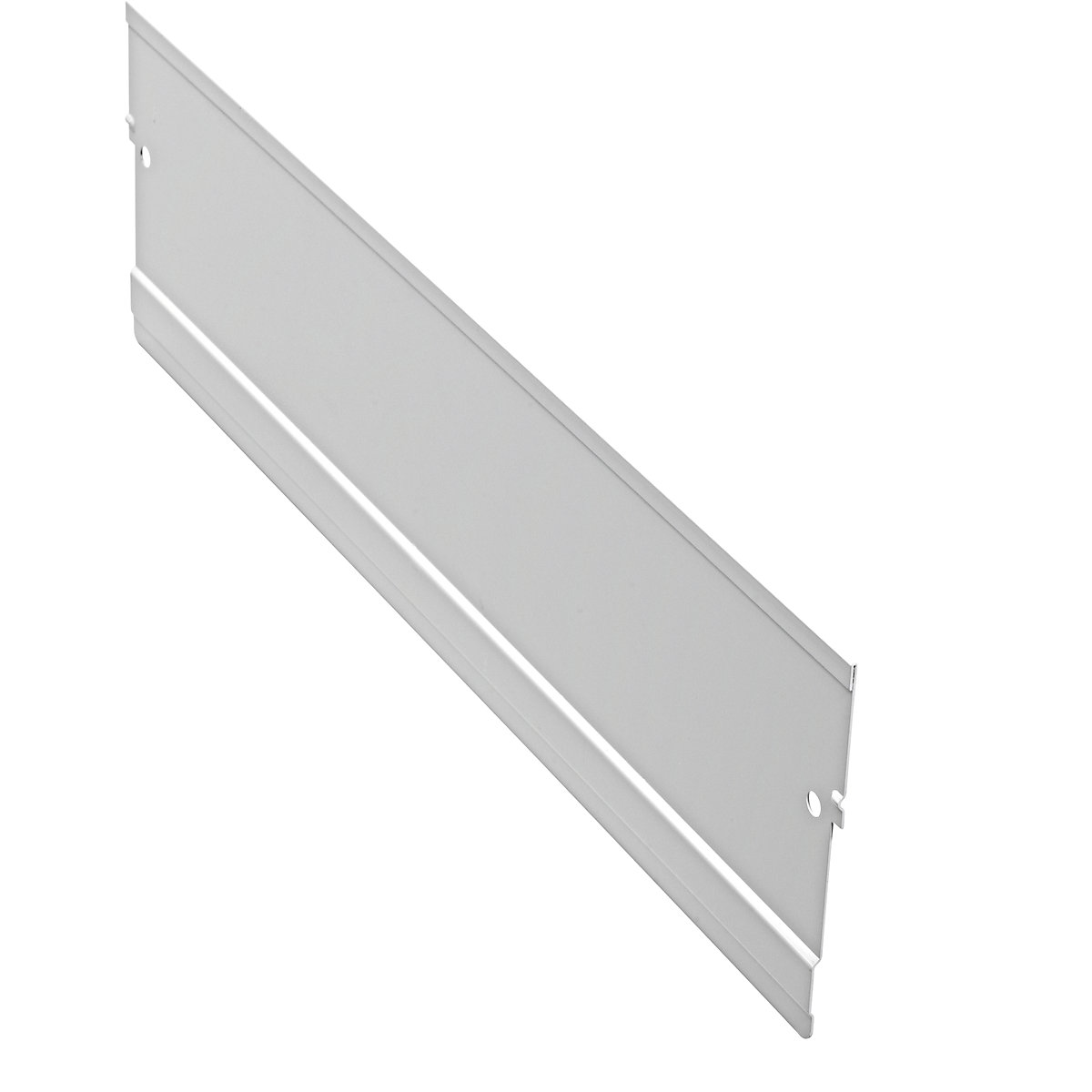 Divisorio longitudinale – mauser, grigio, per lungh. x alt. 500 x 140 mm, conf. da 10 pz.-0