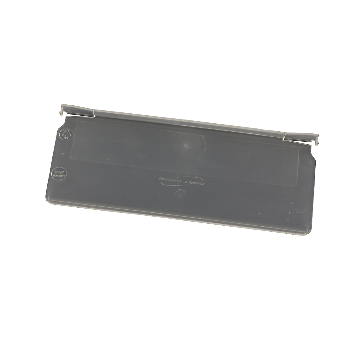 Divisorio trasversale, per cassettina per scaffali, per largh. x alt. 230 x 100 mm, conf. da 20 pezzi-0