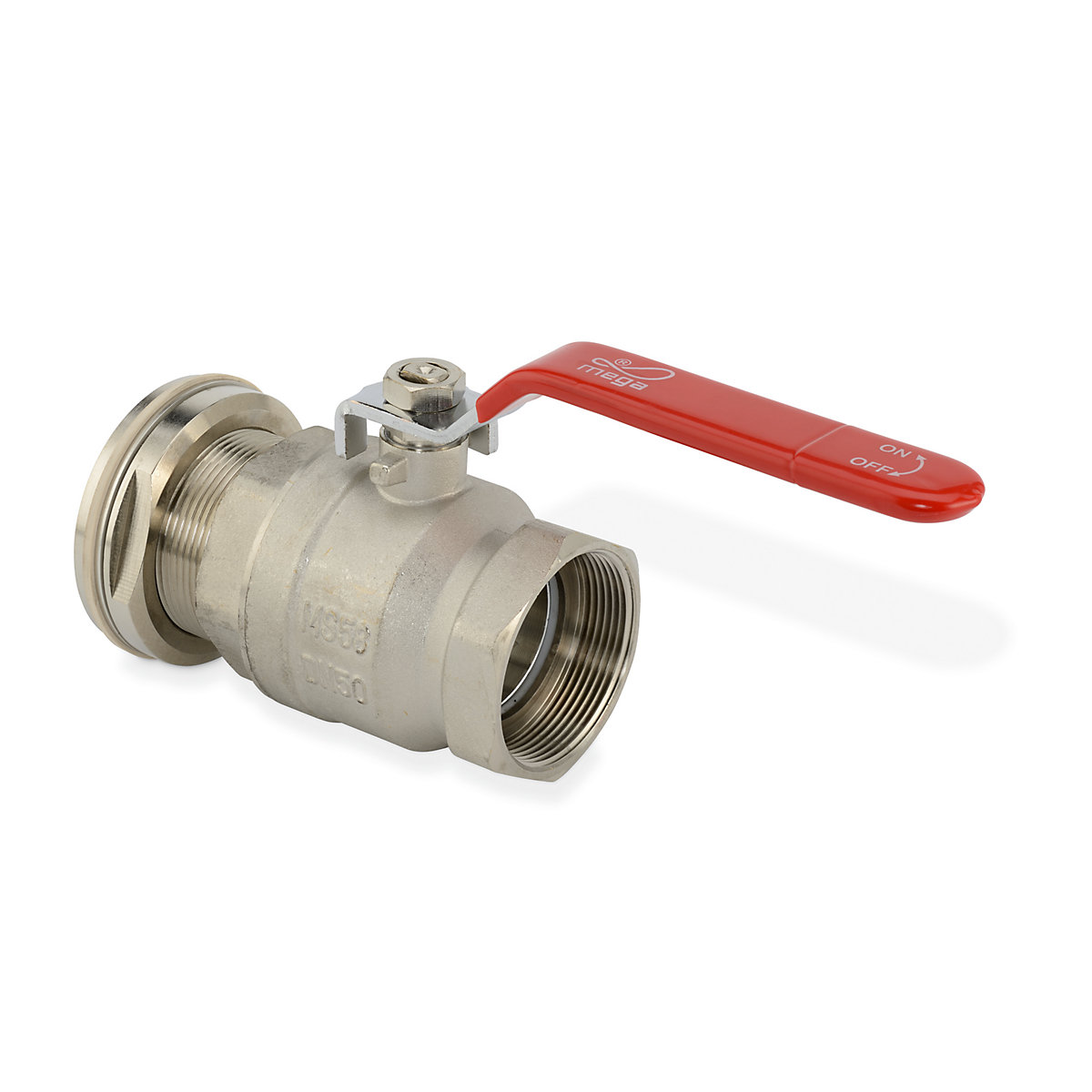 Rubinetto in ottone – CEMO, senza montaggio e senza foro, con filettatura 2'' / 50,80 mm-0