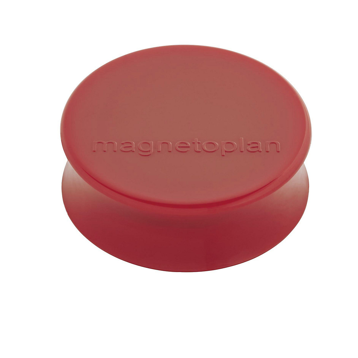 Calamita ergonomica – magnetoplan, Ø 34 mm, conf. da 50 pz., rosso-0