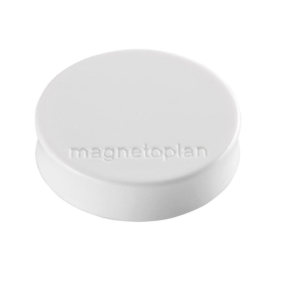 Calamita ergonomica – magnetoplan, Ø 30 mm, conf. da 60 pz., bianco-0