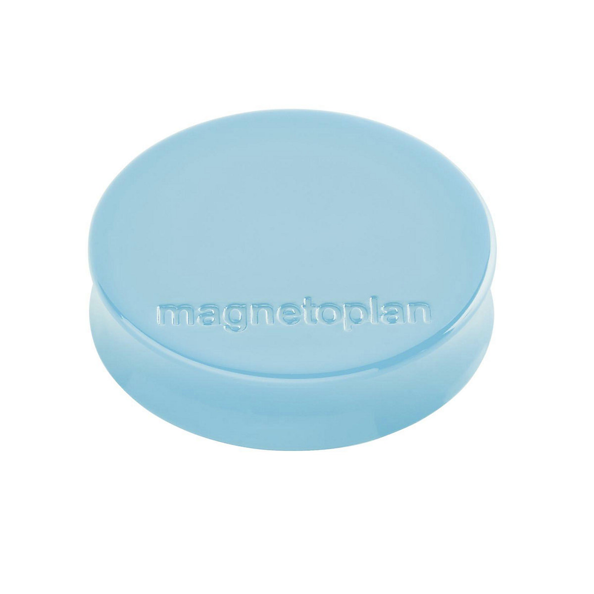 Calamita ergonomica – magnetoplan, Ø 30 mm, conf. da 60 pz., blu pastello-0