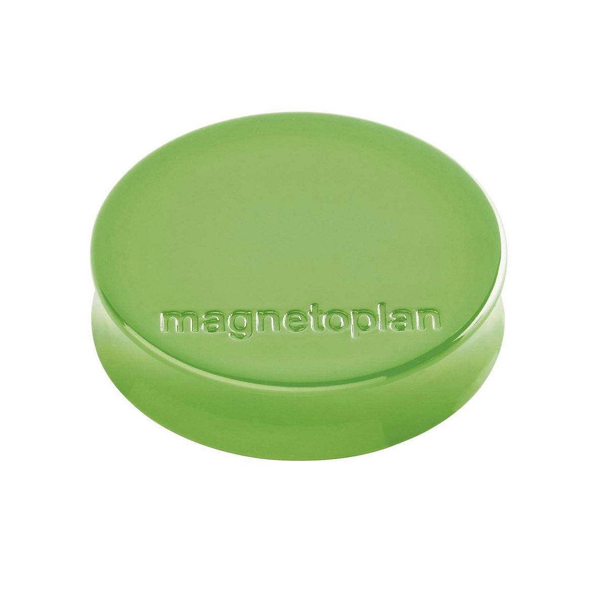Calamita ergonomica – magnetoplan, Ø 30 mm, conf. da 60 pz., verde maggio-0