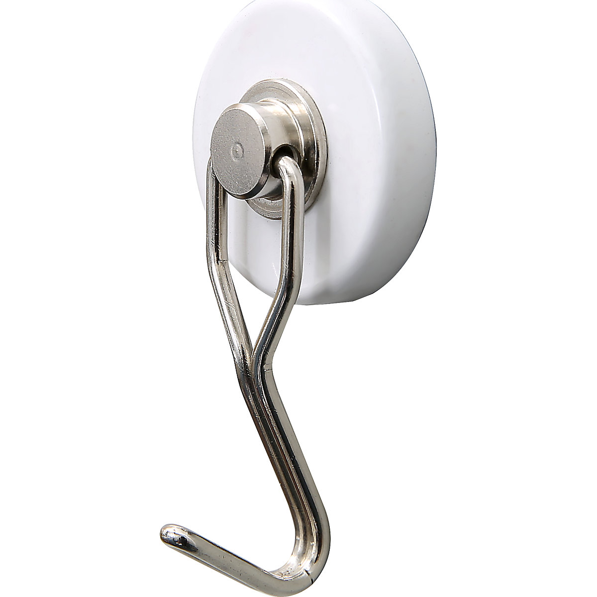 Ganci magnetici girevoli, Ø 35 mm, conf. da 20 pz., bianco-0