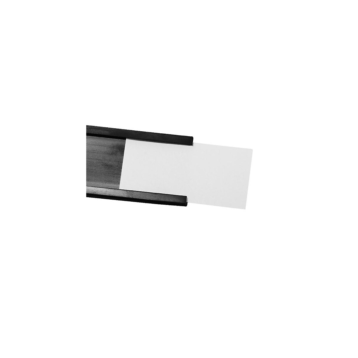 Portatarghette con profilo a C – magnetoplan, magnetico, larghezza 10 mm-0