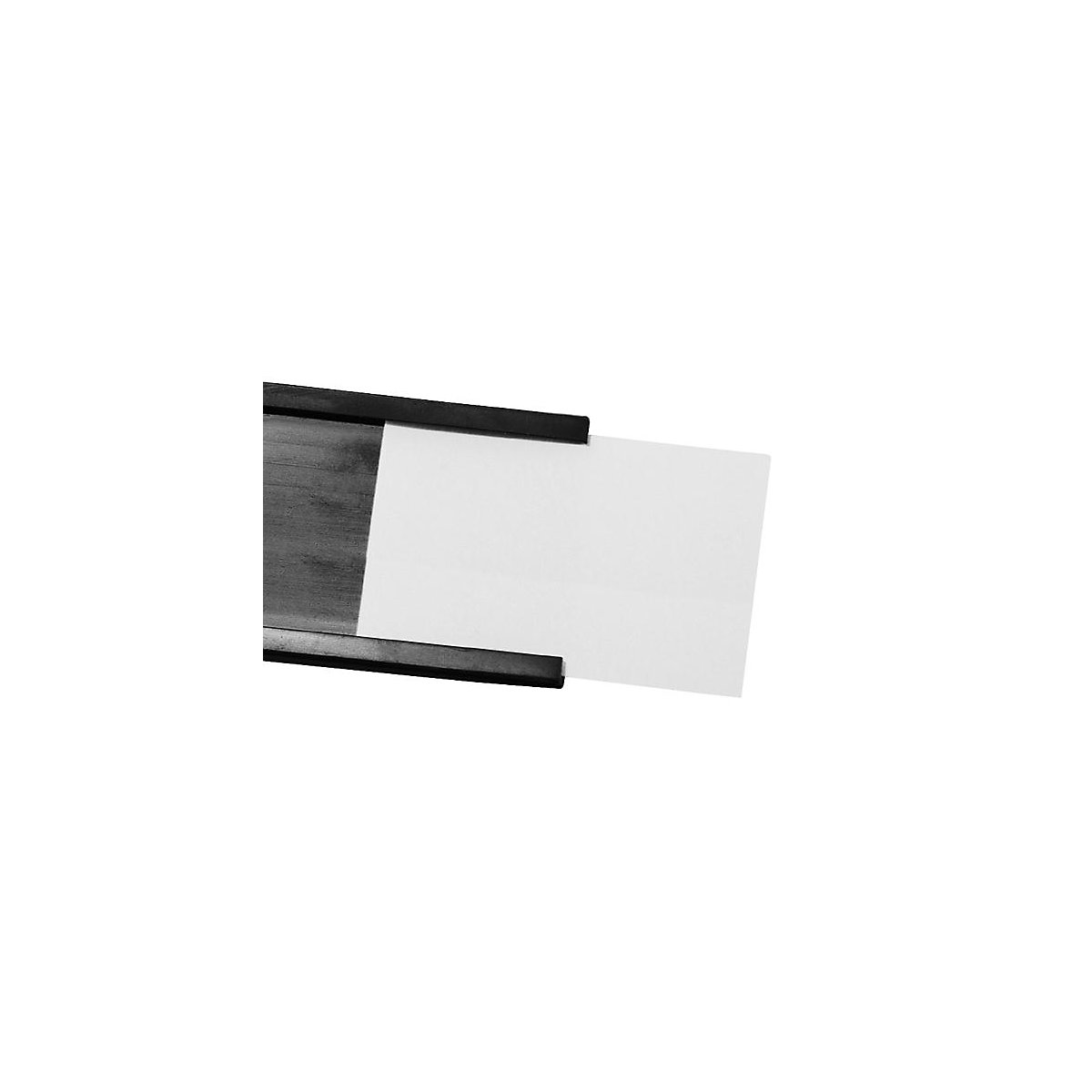 Portatarghette con profilo a C – magnetoplan, magnetico, larghezza 40 mm-0