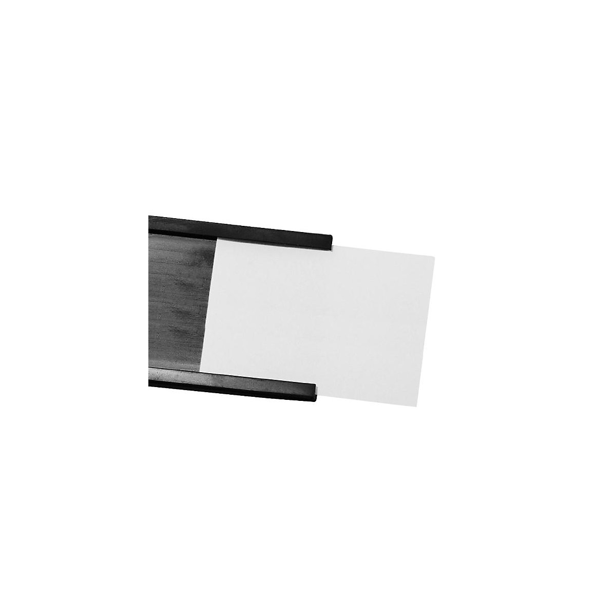 Portatarghette con profilo a C – magnetoplan, magnetico, larghezza 50 mm-0
