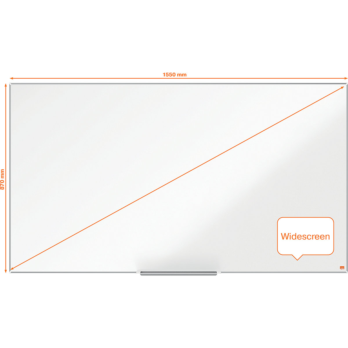 Lavagna bianca Nano Clean™ PRO – nobo (Foto prodotto 4)-3