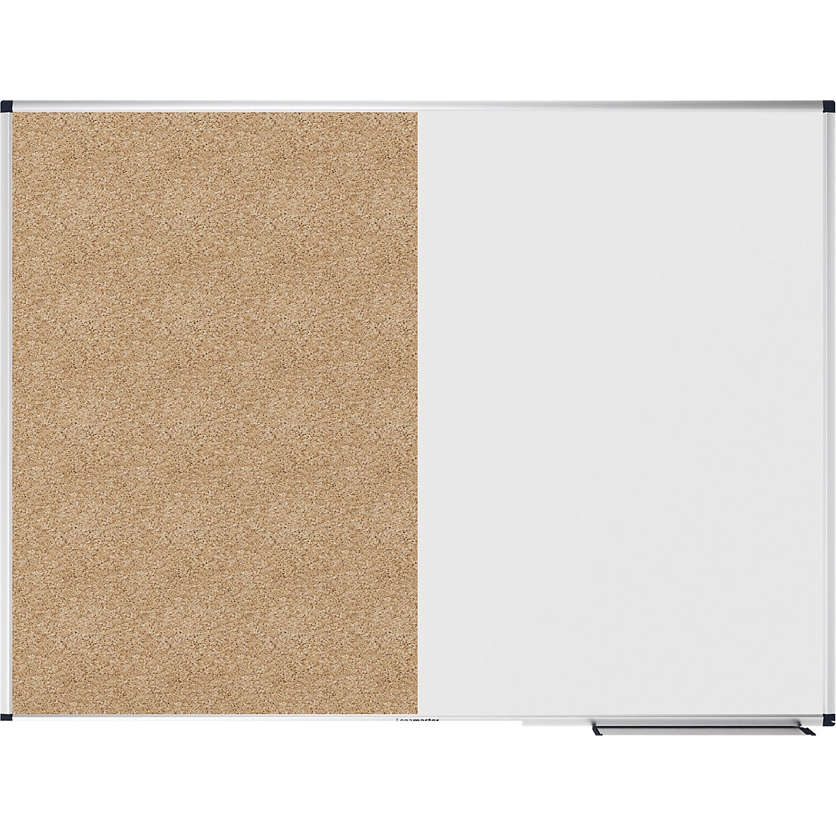 Lavagna combinata UNITE – Legamaster, sughero e acciaio magnetico, largh. x alt. 1200 x 900 mm, bianco/sughero-0