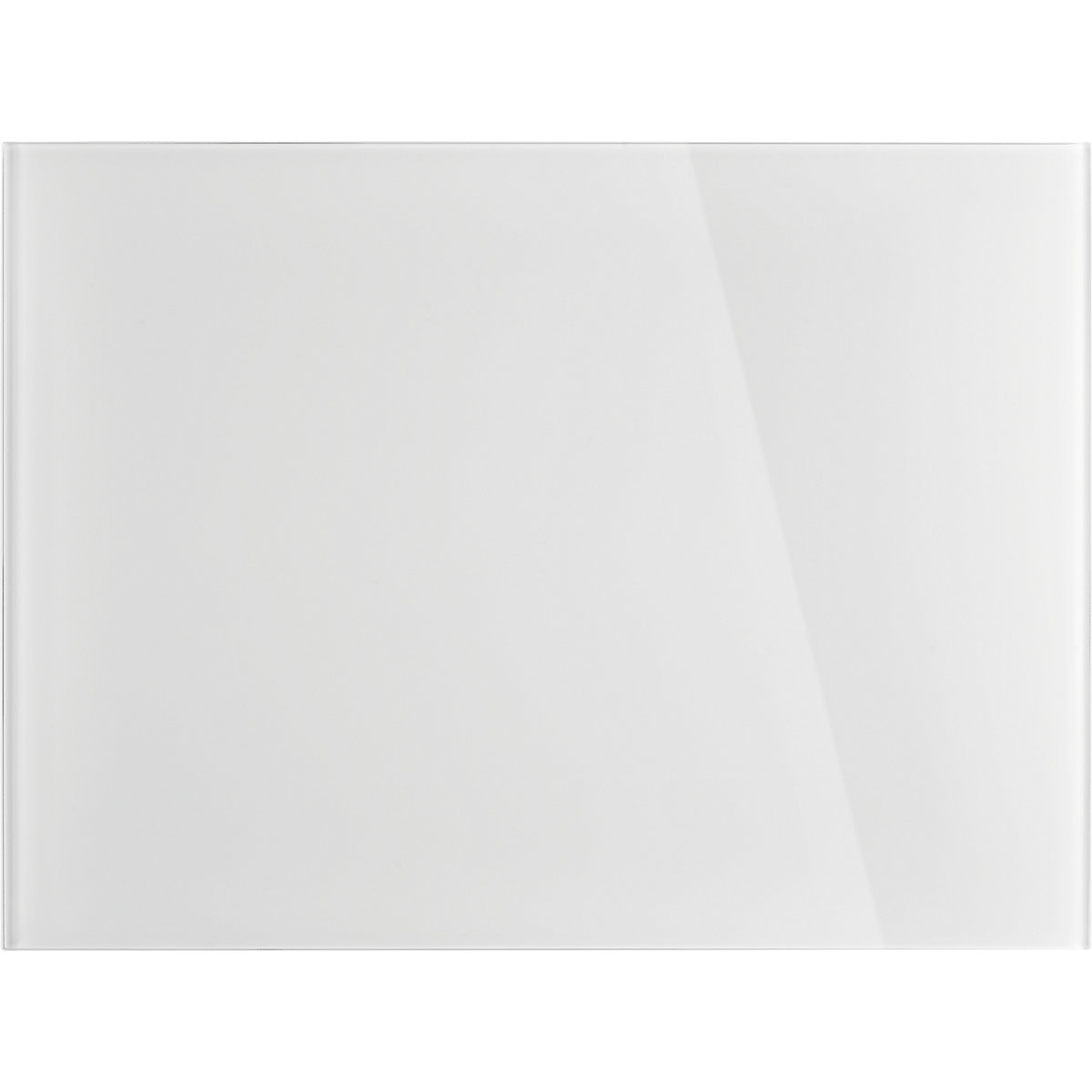 Lavagna in vetro di design – magnetoplan, magnetica, largh. x alt. 800 x 600 mm, bianco brillante-0