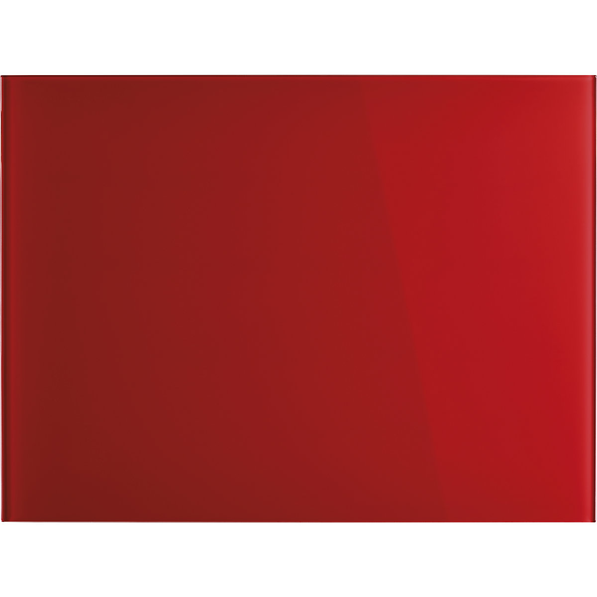 Lavagna in vetro di design – magnetoplan, magnetica, largh. x alt. 800 x 600 mm, rosso intenso-0