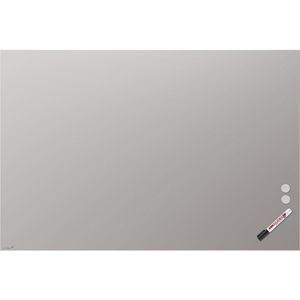 Lavagna in vetro opaco – Legamaster, vetro di sicurezza, largh. x alt. 1500 x 1000 mm, grigio caldo-0