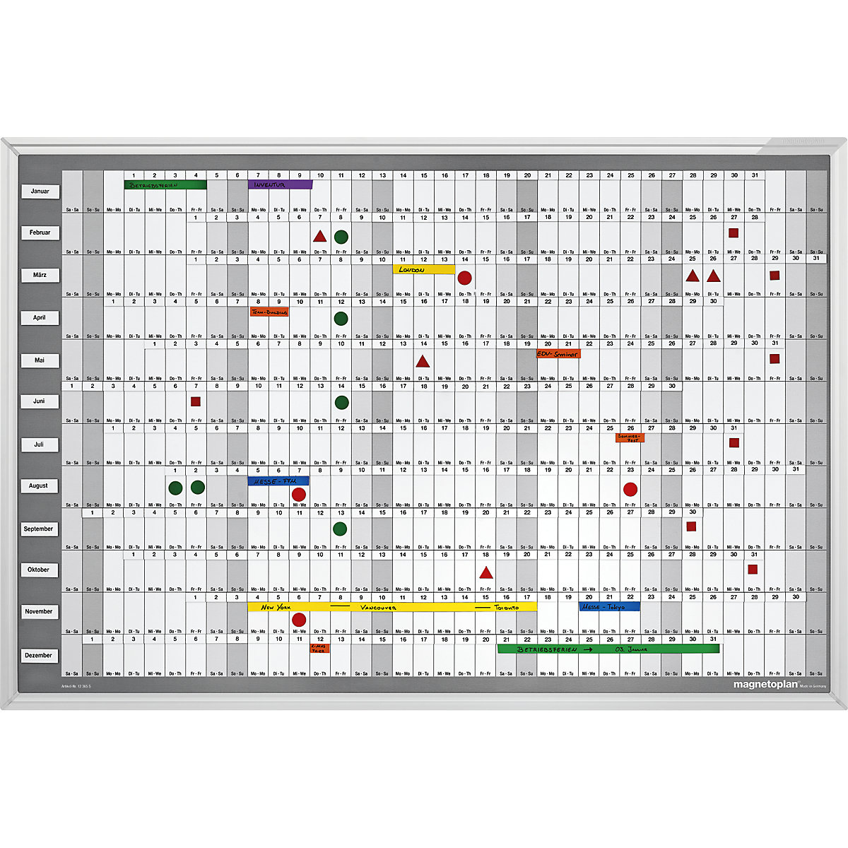 Set planning annuale MANAGER tipo CC – magnetoplan (Foto prodotto 2)-1