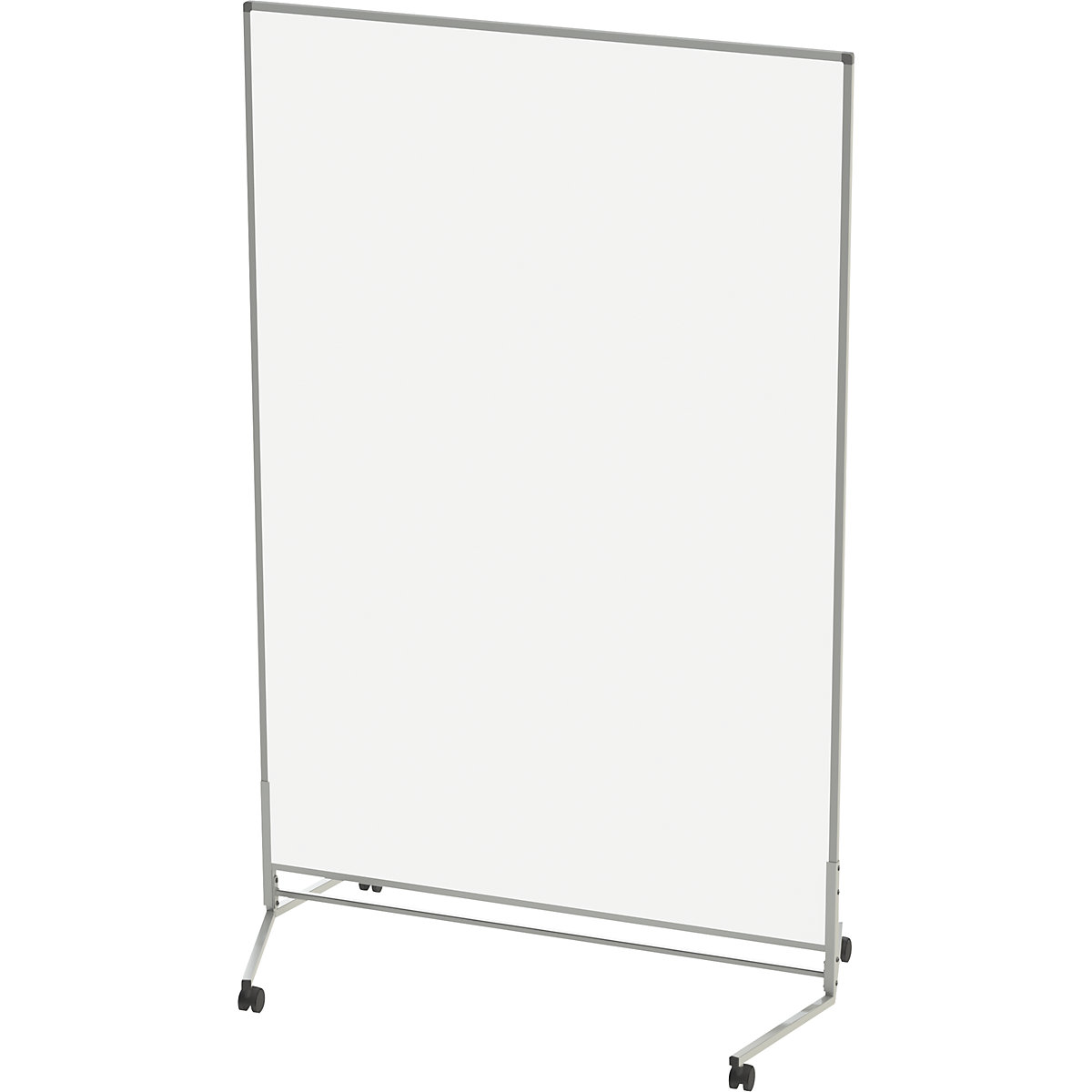 Parete funzionale mobile, tessuto, su due lati, bianco, largh. x alt. 1200 x 1800 mm-0