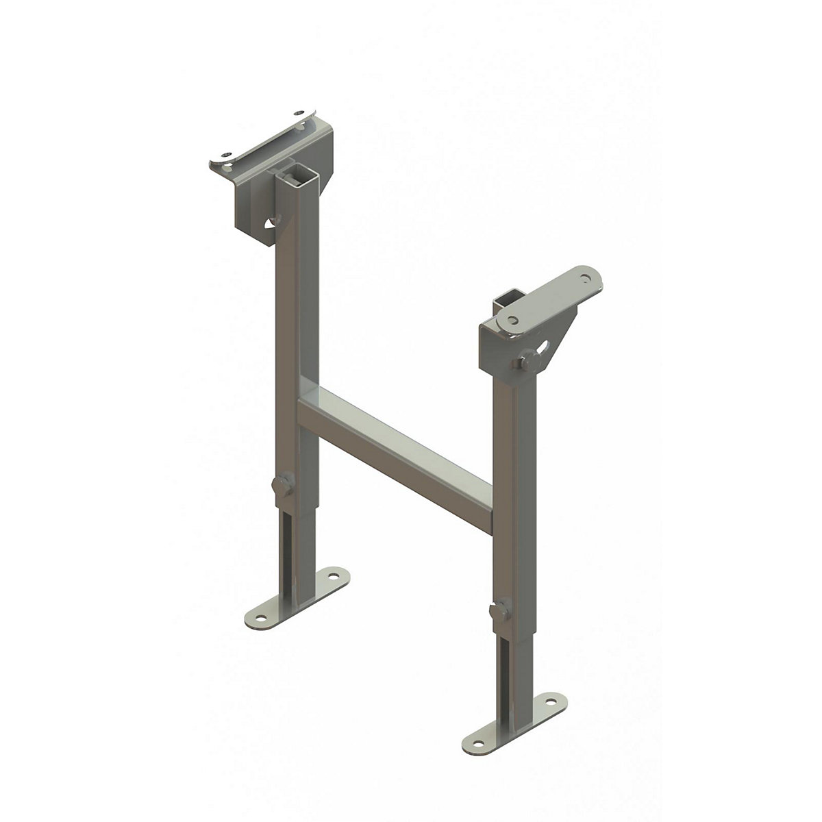 Cavalletto zincato – Gura, larghezza trasportatore 300 mm, campo di regolazione 380 – 580 mm-0