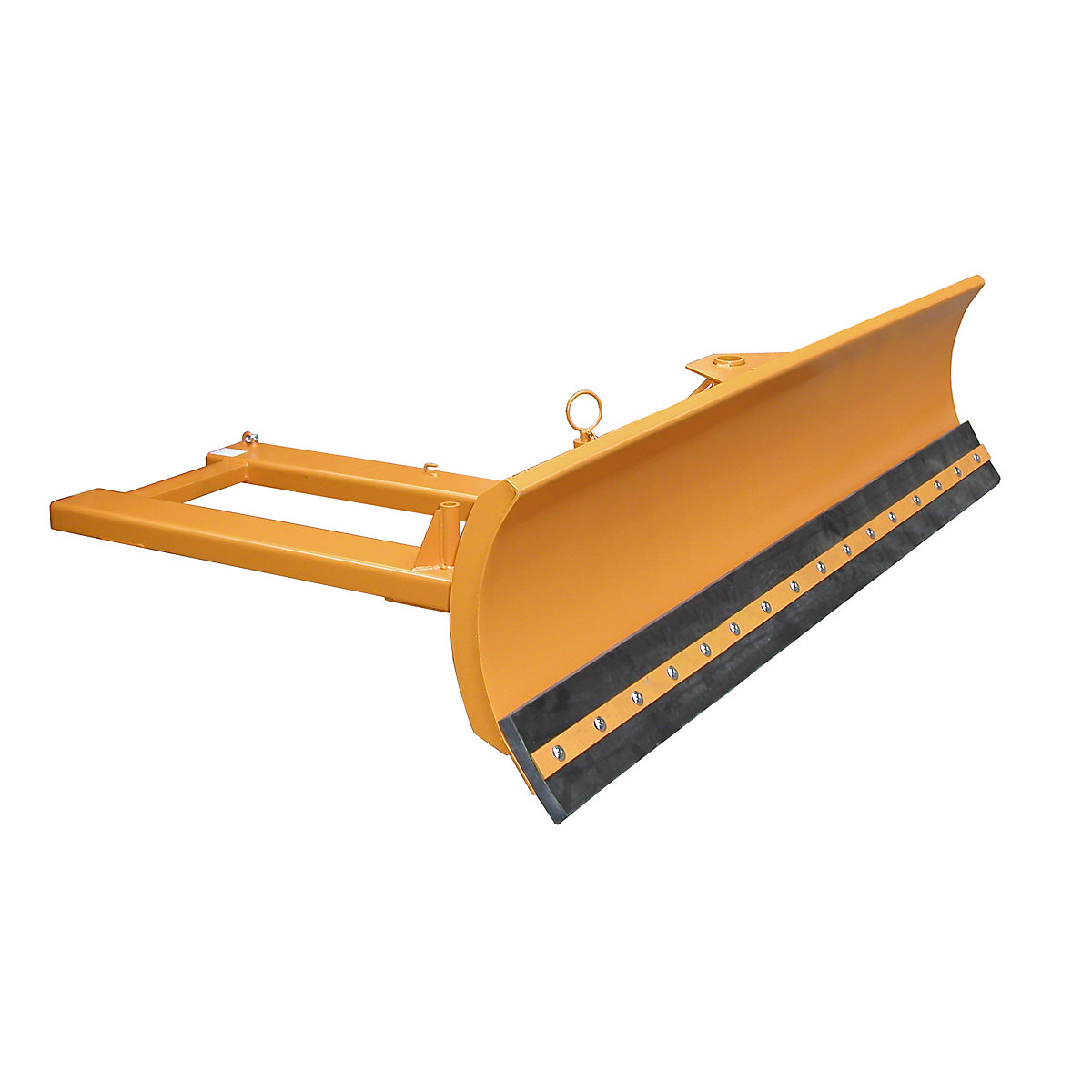 Sgombraneve per elevatore a forche – eurokraft pro, fascia in gomma, larghezza lama 2400 mm-0